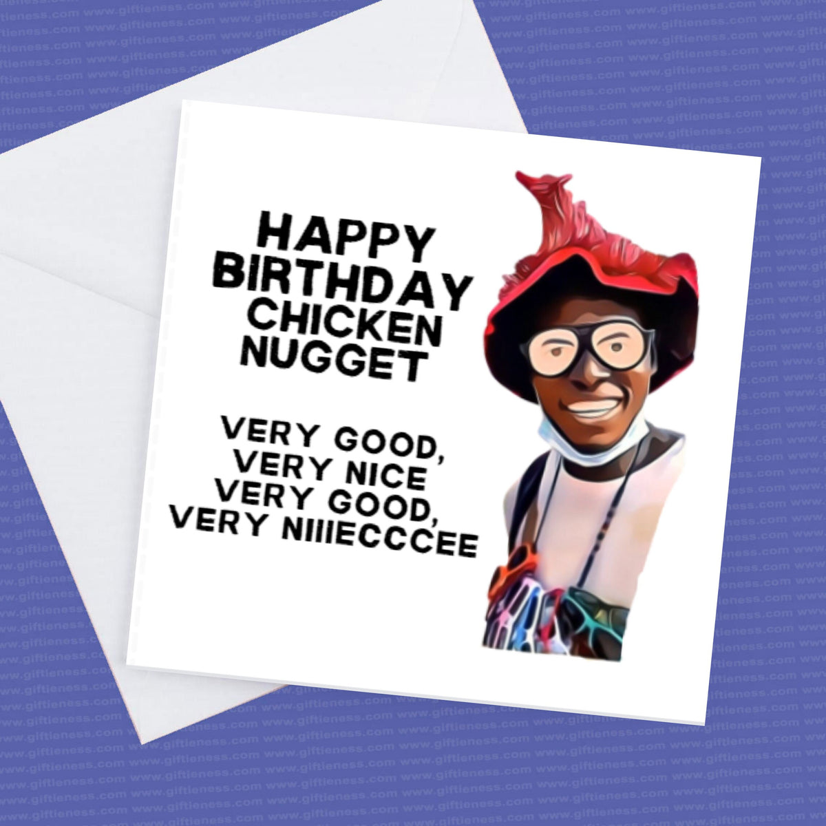 Chicken nugget man Tik Tok Famous card, Very Good Very Nice, Sexy Banana