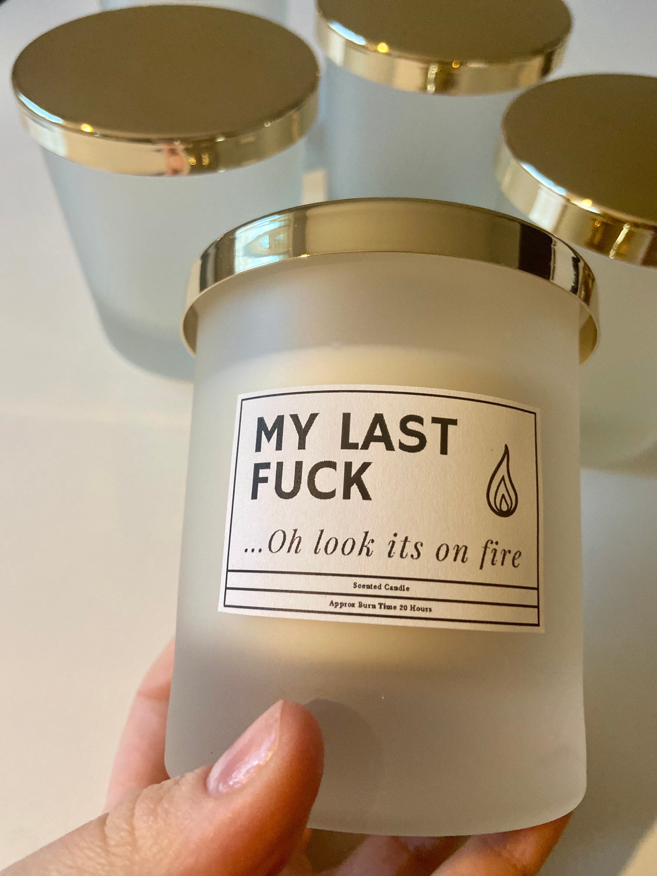 My Last F**k, Oh Look It’s On Fire Candle/ Funny Candles / Funny Gifts/ Birthday Gifts