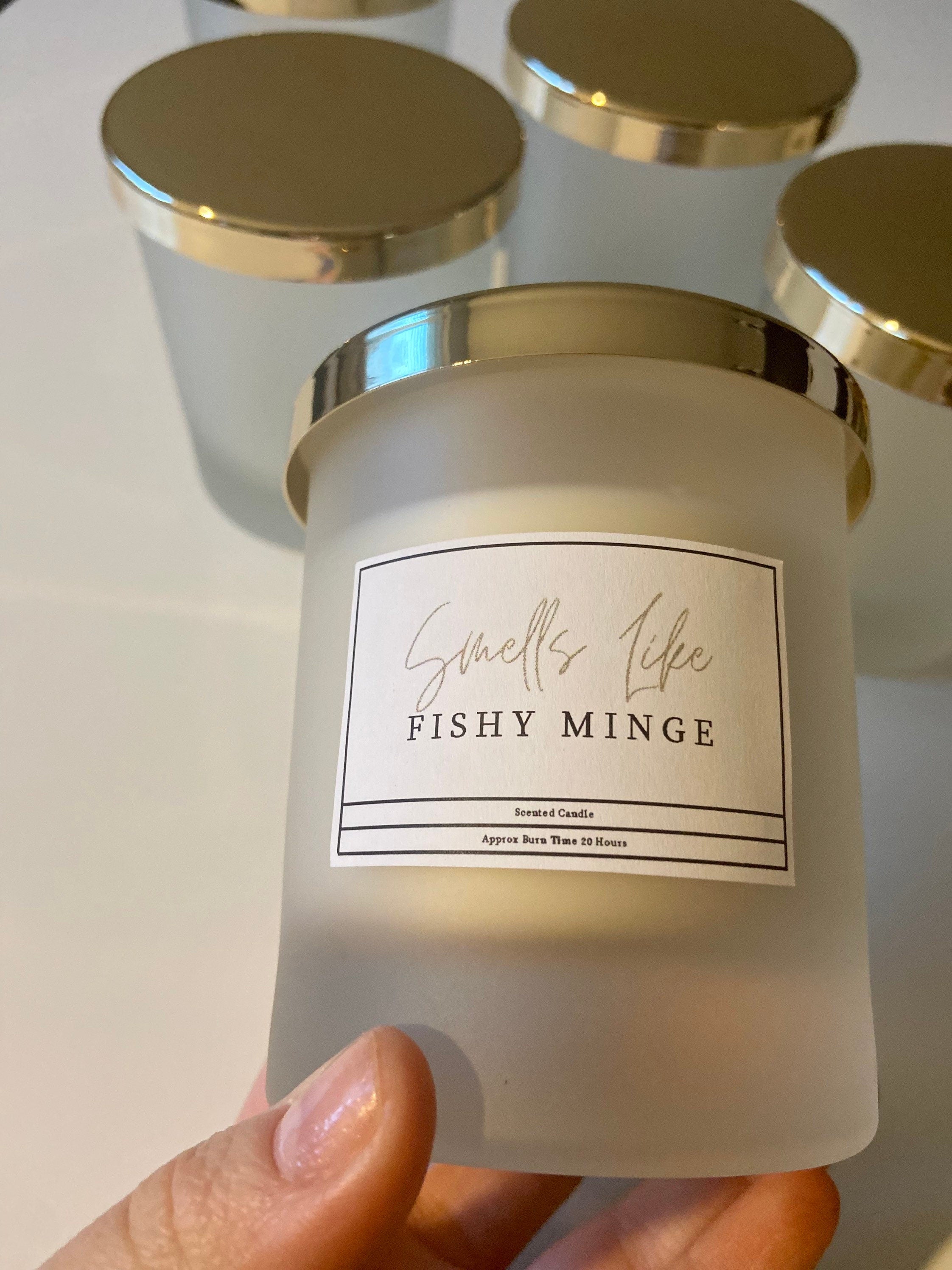 Smells Like Fishy Minge Candle / Funny Candles / Funny Gifts/ Birthday Gifts