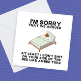 Apology Card Johnny Depp Card, At Least I Didn't Shit In Your Bed Johnny Depp Break Up Card, Johnny Depp Fun Card