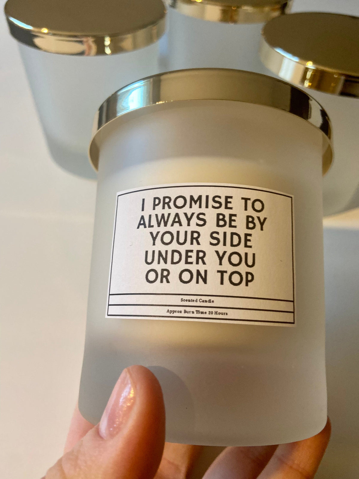 I Promise To Always Be By Your Side, Under You Or On Top Candle/ Funny Candles / Funny Gifts/ Birthday Gifts