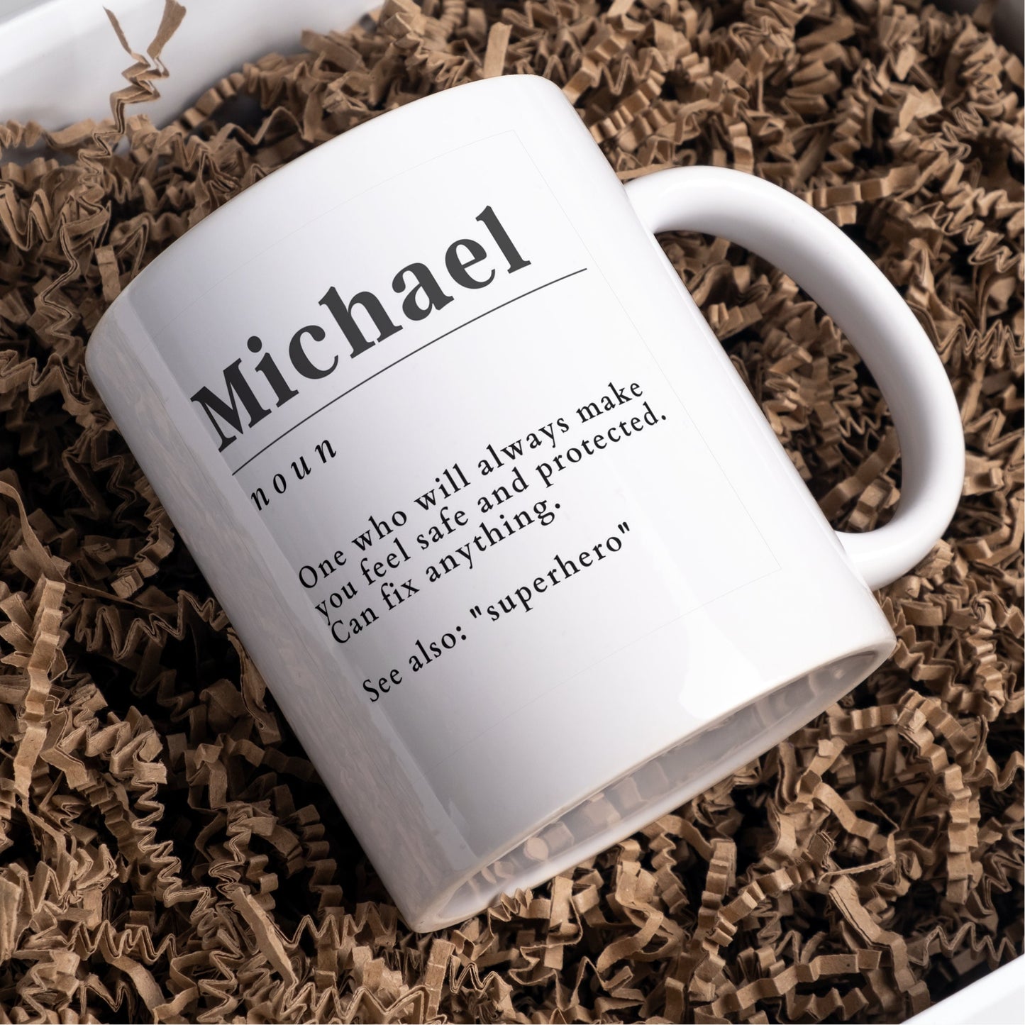 Personalised name mug, printed to order with your words if you'd like?