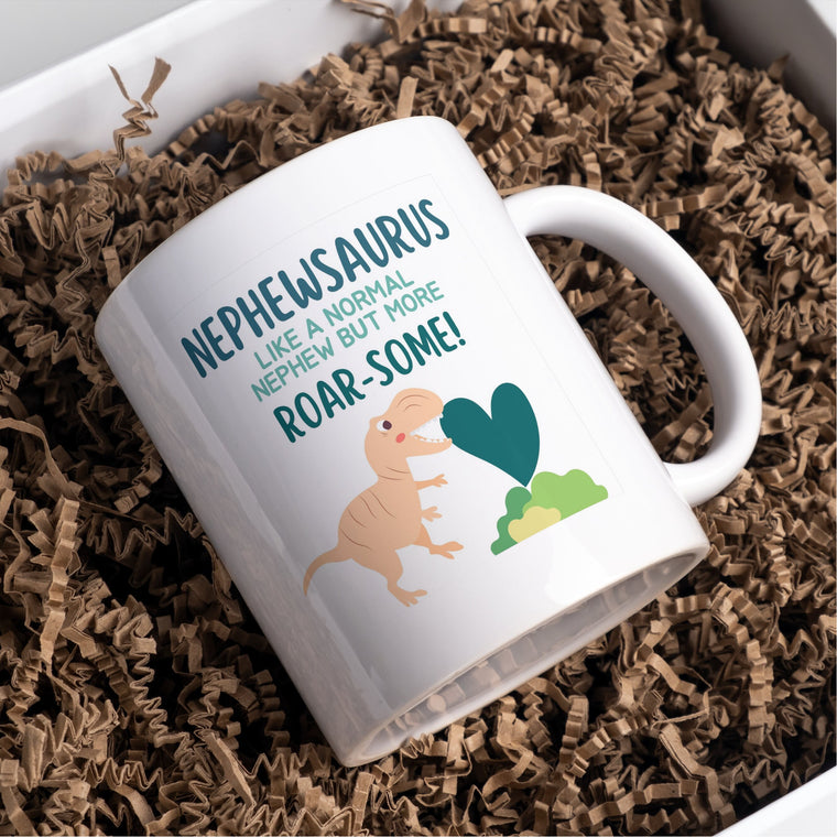 Nephewsaurus Nephew mug – Greeting Card