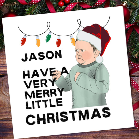 Hasbulla Funny Guy Tik Tok Famous Card, Personalised Christmas Card