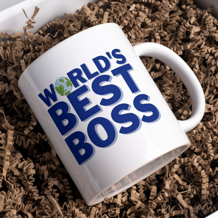 World's Best Boss Mug – Greeting Card