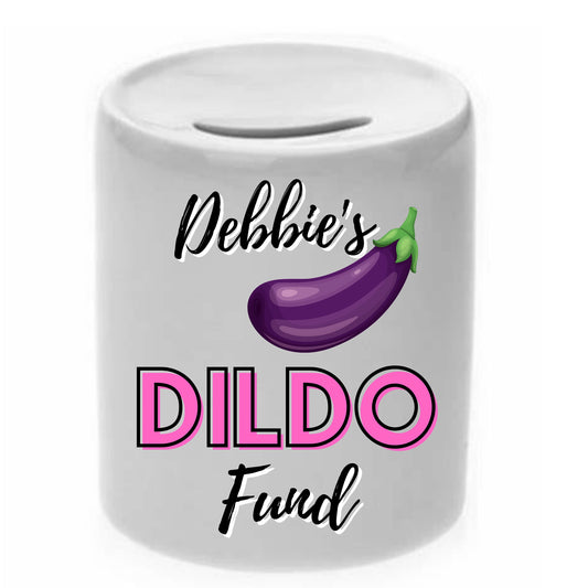 Personalised Dildo Fund Money Jar