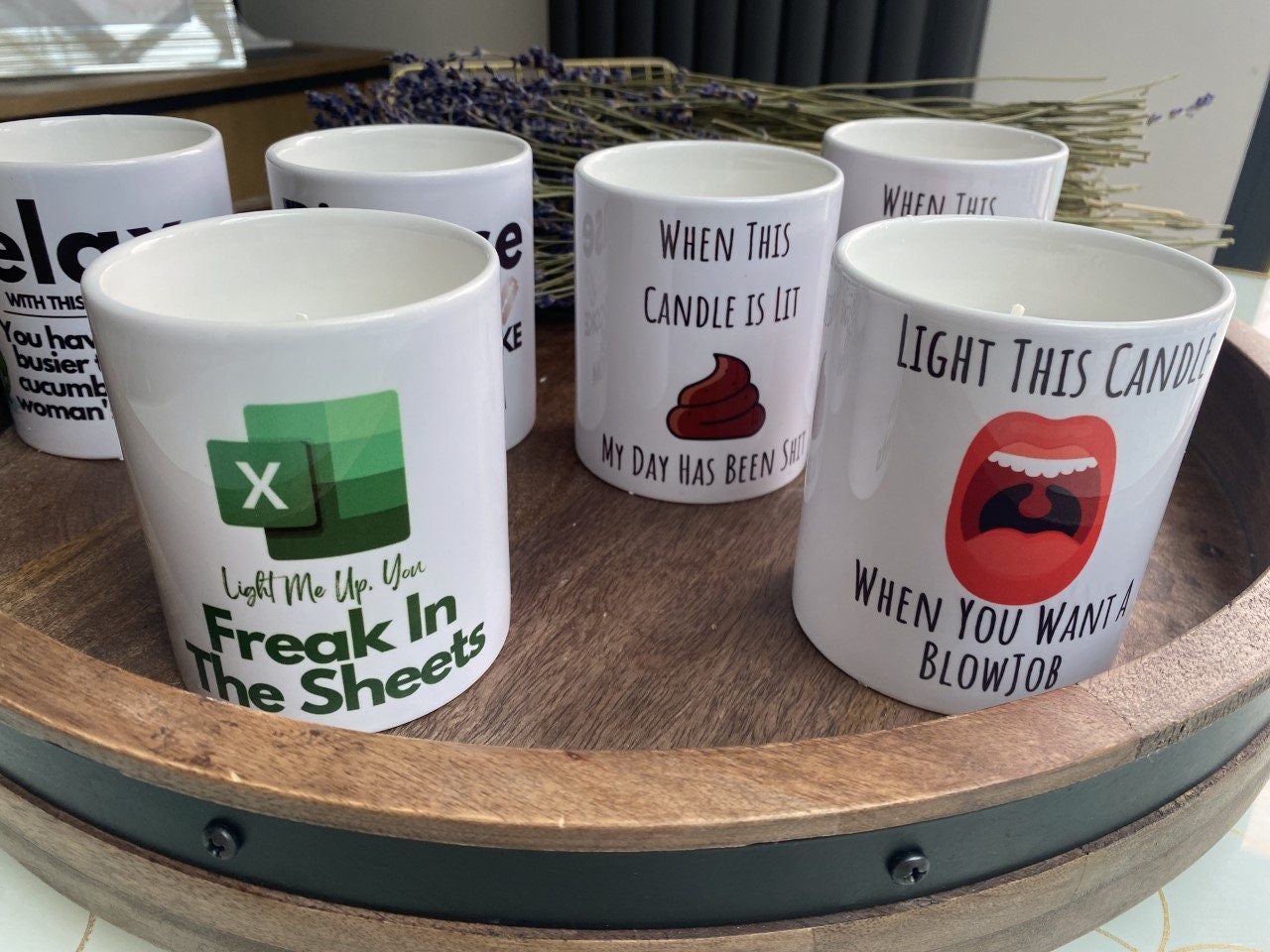 Light Me Up When You Want A Blowjob Handmade Candle with or without wick
