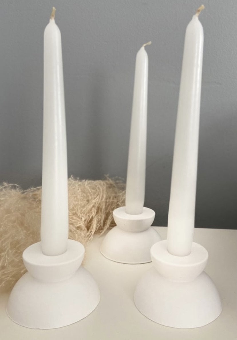 Stone Candlestick holder for Taper candle