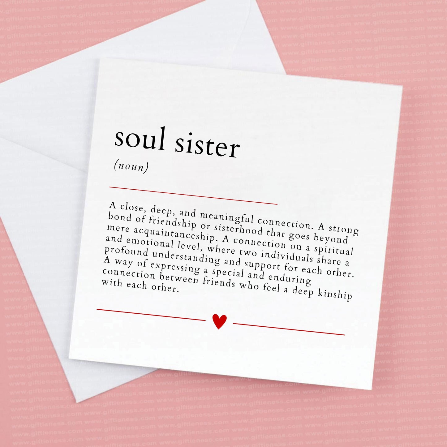 Soul Sister birthday card, birthday card for the sisterhood