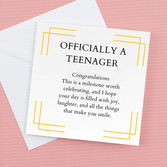 Birthday Card for a Teenager, Teenager Birthday card, 13 Birthday Card