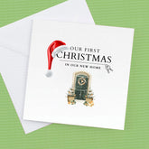 Our first Christmas in our new home, new home card – Greeting Card