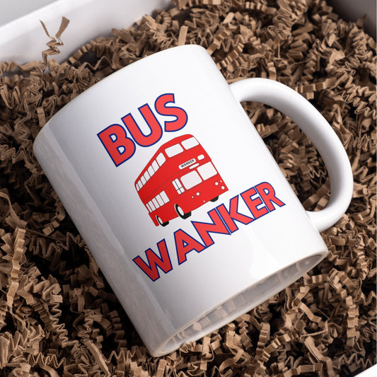 Bus Wanker Mug, Great birthday gift for the Bus taker!