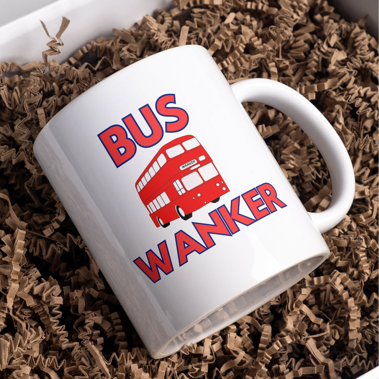 Bus Wanker Mug, Great birthday gift for the Bus taker! – Birthday Card
