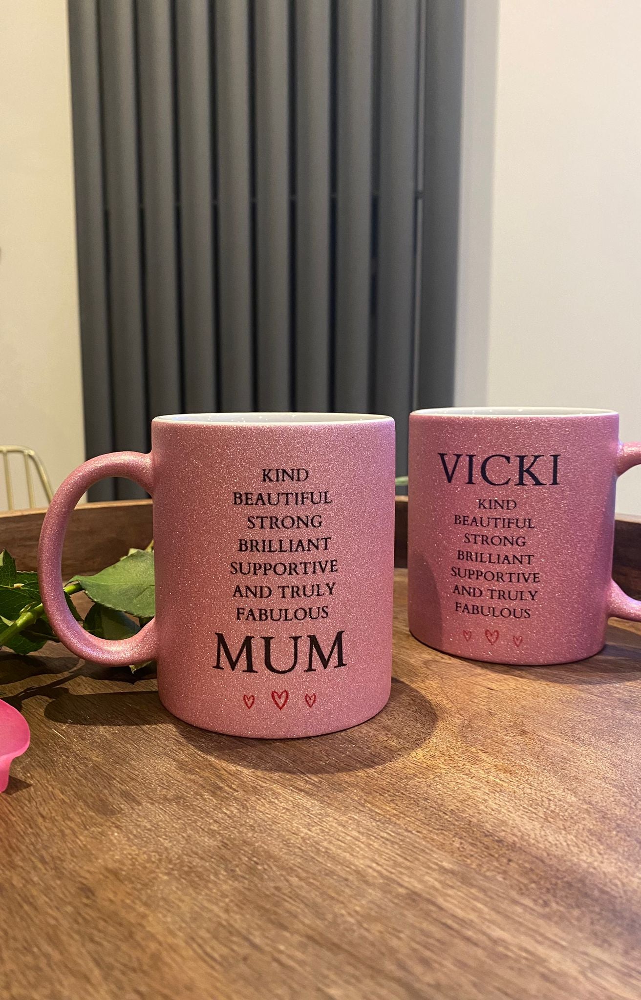 Mum Mug Pink and Glittery mums Fabulous Mug